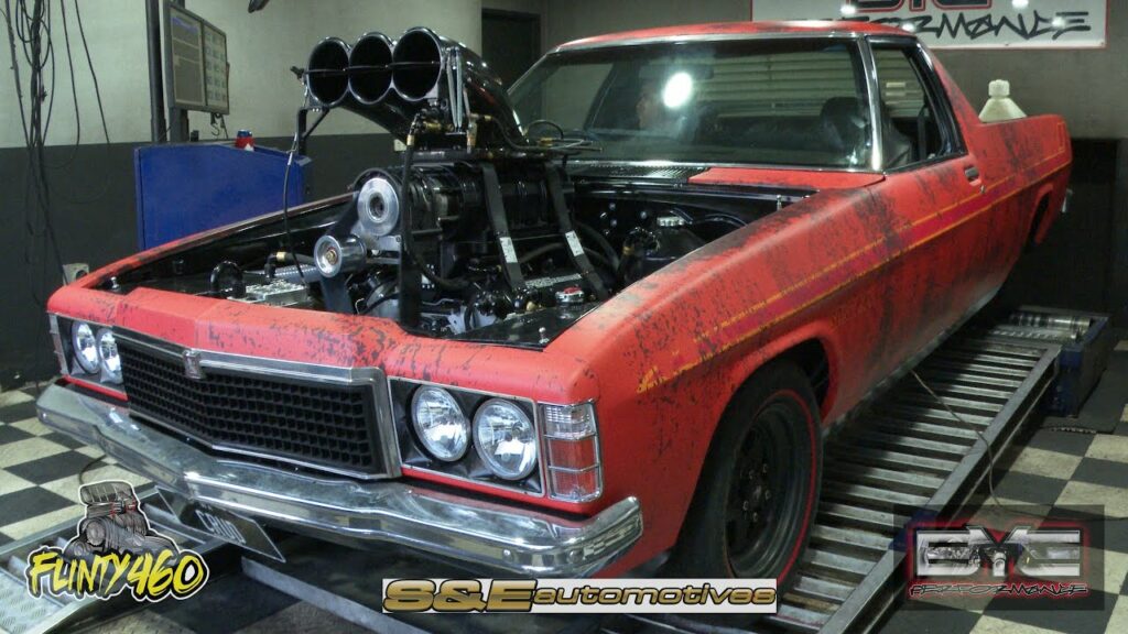 VIDEO: WRAPPED SUPERCHARGED 6 LITRE HZ UTE SCREAMS ON THE DYNO!!!