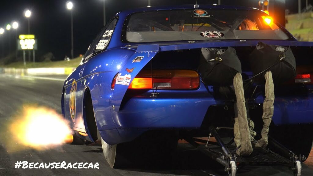 VIDEO: Gullotto’s Wild V8 Turbo 1UZFE 2000+ HP Soarer at the 47th Goldenstates | Drag Racing | Motorplex