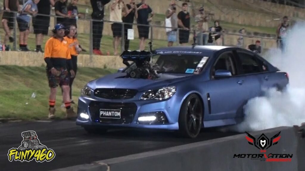 VIDEO: BLOWN 454 CUBE LSX COMMODORE “PHANTOM” DEBUT SKID AT MOTORVATION 36 (AND DROPS A VALVE)…
