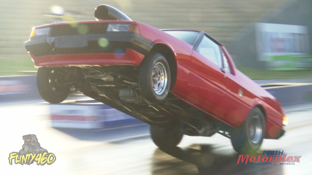 VIDEO: HUGE WHEELSTAND DOES SOME SERIOUS DAMAGE!!