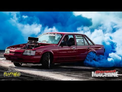 VIDEO: VK COMMODORE “ON TICK” GETS PUNISHED AT SUMMERNATS 35