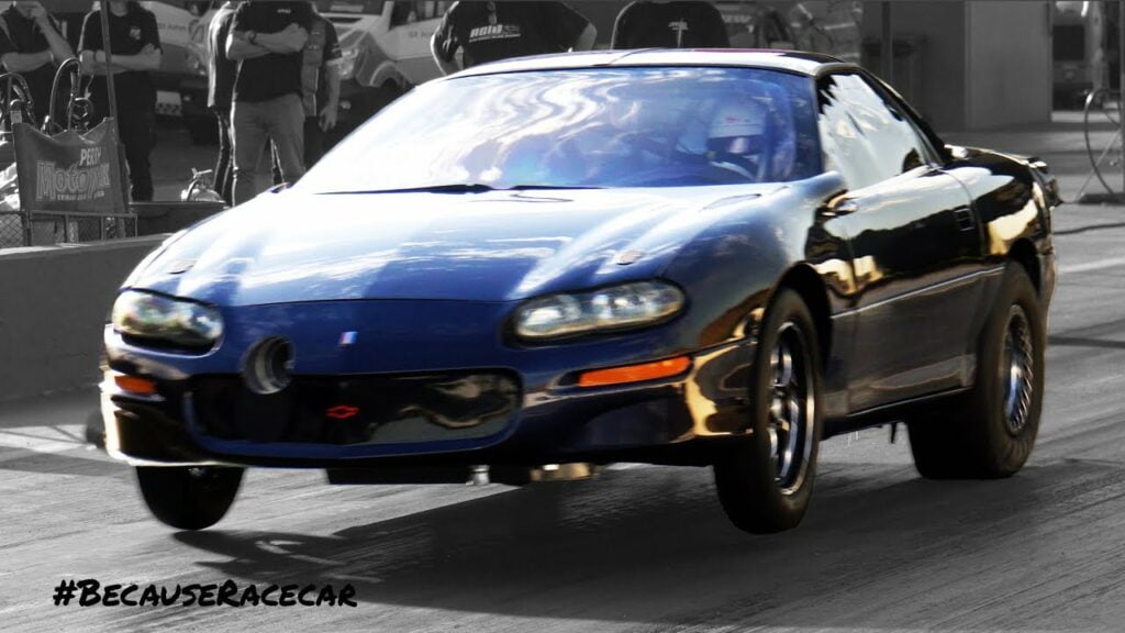 VIDEO: 2000+ HP Turbo 427ci LSX! Hardest we’ve EVER seen the Huge Power Camaro Launch at the Radial Prep!