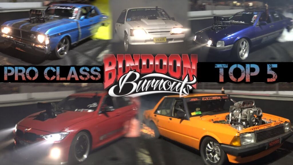 VIDEO: BINDOON BURNOUTS || PRO CLASS || TOP 5