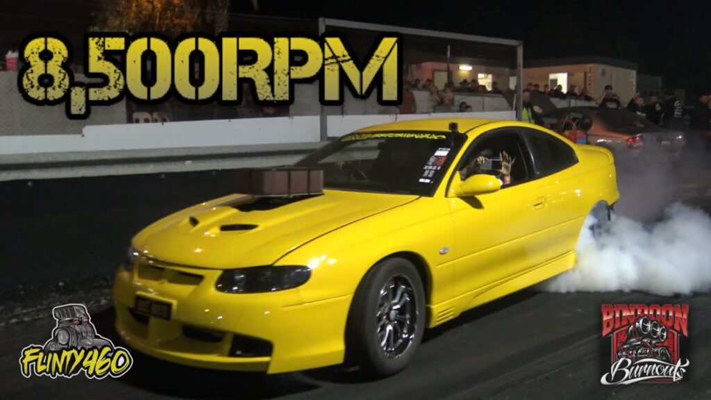 VIDEO: 8,500RPM LS SCREAMER HSV GTO TAKES 2ND PLACE AT BINDOON BURNOUTS